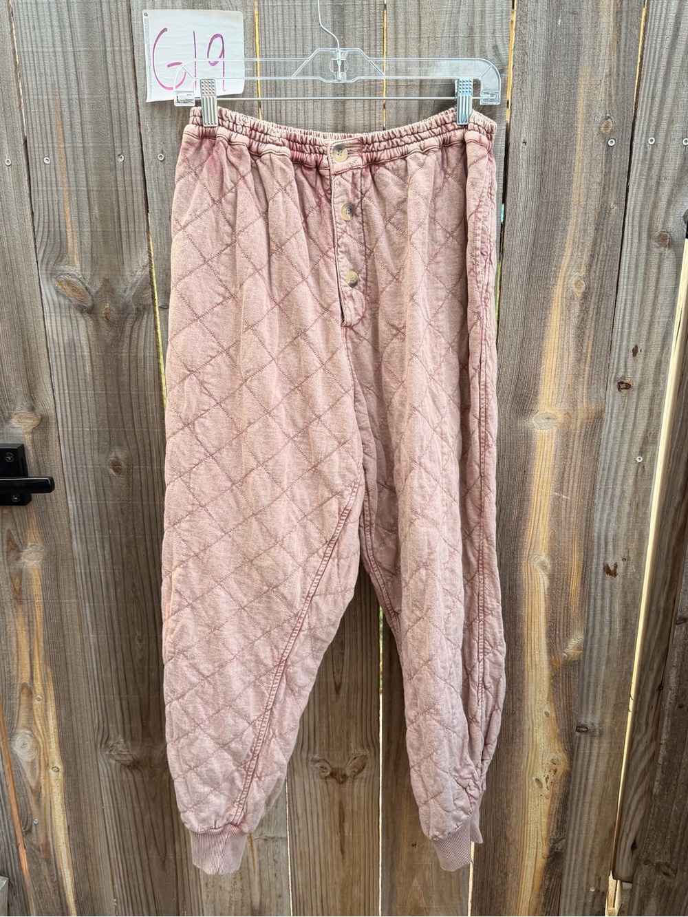 Free People One Betty Quilted Pants Size XL